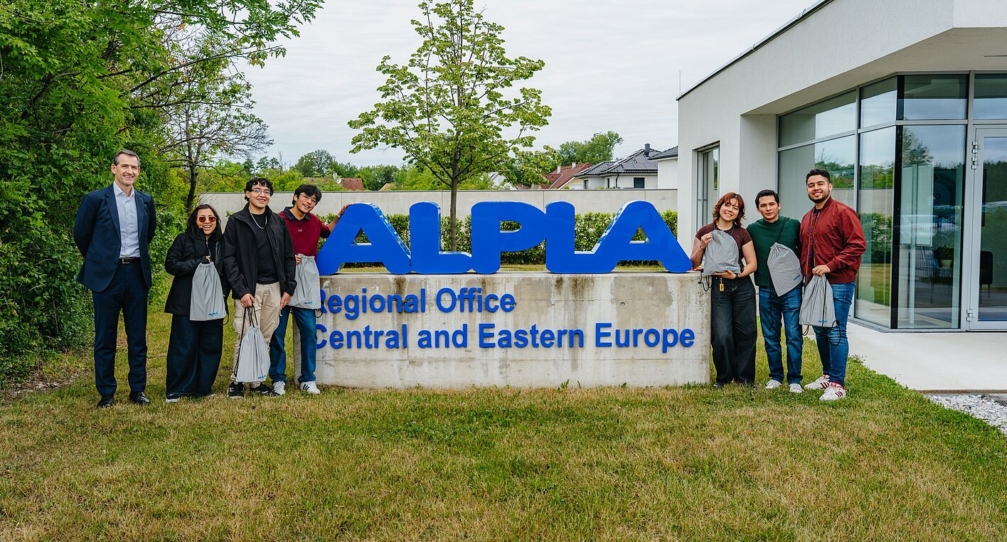 Visit to ALPLA in Steinabrückl.